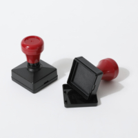Estuche de Plástico Cuadrado/Rectangular para Sellos Flash Serie CB, Compatible con Almohadillas de Espuma Fotosensible, Recargable, para Uso en Oficina
