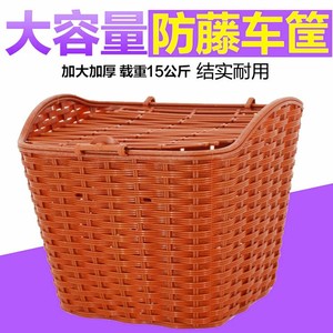 ตะกร้าพลาสติกสำหรับจักรยาน 34x27x26 ติดแฮนด์จักรยาน สีเทา ทนทาน - Product Image 3