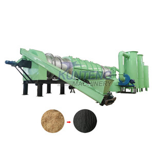 Continuous Carbonization Stove <strong>Rotary</strong> <strong>Kiln</strong> Charcoal Making Equipment Machine for Making Charcoal From Saw Dust Waste - Product Image 1