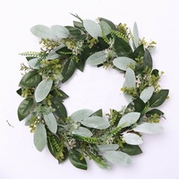 Guirlande de feuillage artificiel vert naturel de 18 pouces pour printemps-été, fleurs et plantes, guirlandes de Noël