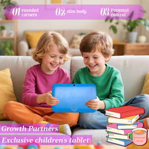 New <span class=keywords><strong>7</strong></span>-Inch MTK Quad Core Android 12 Tablet PC Cho Trẻ Em Với 3000MAh Pin Giáo Dục Trò Chơi Câu Đố - Product Image 3