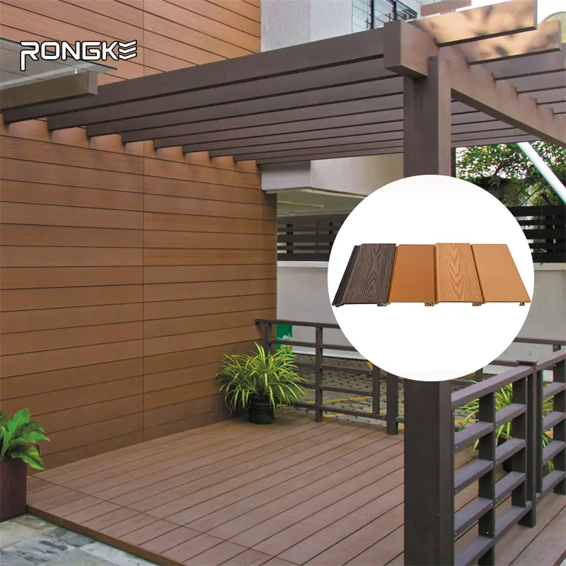 Wall Panel board Exterior cladding siding shipping container wood houses outdoor wpc outdoor wall panel