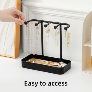 Portable Travel Jewellery Case Portable Ring Earring Necklace <b>Storage</b> Organizer Jewelry <b>Storage</b> <b>Tray</b> - Product Image 4