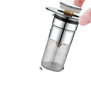 Crépine en laiton anti-insectes et anti-odeurs pour évier de cuisine de salle de bain joint anti-refoulement séparateur de résidus filtre d'égout à noyau de vidange - Product Image 2