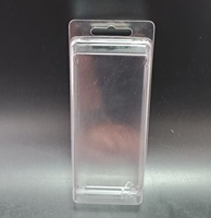 Couvercle personnalisé et base emballage à clapet en plastique emballage blister à clapet transparent en PET pour leurre de pêche souple