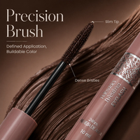 Flower Secret Private Label 10ml Sérum pour cils brun foncé waterproof anti-agglutination - Usine de maquillage professionnelle
