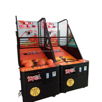 Machine de jeu d'arcade de tir de tempête équipement de simulation de basket-ball de rue système de basket-ball à pièces