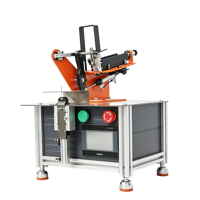 Machine automatique d'attache d'étiquettes pour jouets en peluche de Noël, système de pistolet d'étiquetage à alimentation automatique de cartes avec écran HD PLC