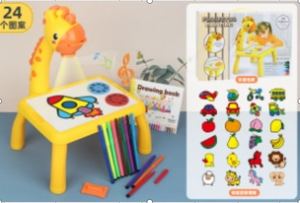 Table de dessin avec projecteur pour enfants, jouet projecteur de traçage et de dessin avec lumière et musique, bureau de dessin intelligent pour enfant, apprentissage ludique - Product Image 2