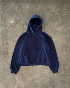 Conjunto de Sudadera con Capucha y Pantalones Deportivos de Felpa Francesa de Algodón Personalizados de Alta Calidad, Corte Holgado, Estilo Oversize, con Cierre y Bolsillos, para Hombre - Product Image 3