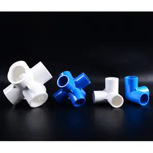 Hot Selling Meubelen Grade 4 Way Pijp Connector Pijp Fitting Pvc 4 Way Elleboog