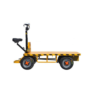 Carro Eléctrico de Plataforma Plana de 2t para Transporte de Materiales, 4 Ruedas, Vagón de Transferencia de Carga - Product Image 3