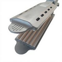 Lisseur ionique à plaques larges pour volume et racines, idéal pour salon de coiffure, avec technologie ionique négative