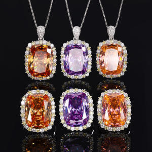 Conjunto de Colar e Anel de Joias de Alta Qualidade XILIANGFEIZI, Novo, em Cobre Banhado a Ouro, Imitando Cor de Tesouro para Mulheres 15*20 - Product Image 1