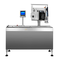 Machine de pesage et d'étiquetage automatique combinée, balance de pesage avec imprimante d'étiquettes et convoyeur