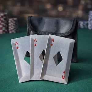 Metal <b>Playing</b> <b>Card</b> Bottle Opener Creative Poker-shaped Stainless Steel Bottle Opener Beer Wine Tool Wood Handle Credit <b>Card</b> - Product Image 6