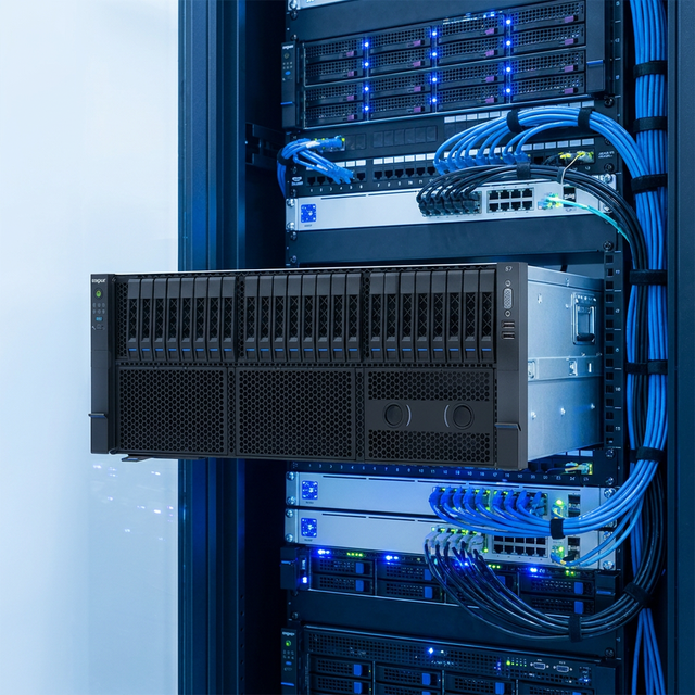 Inspur NF5468M7 4U AI Rack Server (Dual Processor 1.9GHz 42200W Power Supply)-China Origin in Stock 3-Year Warranty