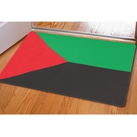 Tapis de porte décoratif avec drapeau national 40*60cm, tapis de sol flexible antidérapant en polyester, parfait pour les cadeaux et la décoration de la maison