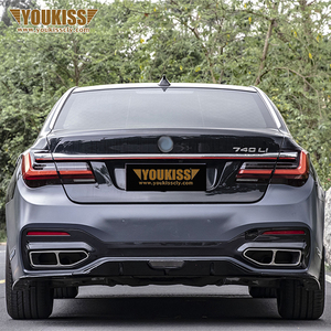 <span class=keywords><strong>YOUKISS</strong></span> pour Série 7 F02 Mise à niveau G11 LCI Style M760 Pare-chocs avant/arrière Phares Feux arrière Capot Kits de carrosserie modifiés Nouveau Haut de gamme - Product Image 6