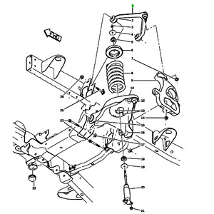 Brazo de Suspensión MacPherson para Dodge Ram 1500 2500 3500, Pieza de Repuesto 52121586AF - Product Image 4