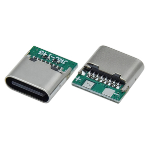 <span class=keywords><strong>USB</strong></span> 3.1 Tipo-C 16P Fêmea Conector Material de cobre com Dual 5.1K resistores para PCB Application Board Montado