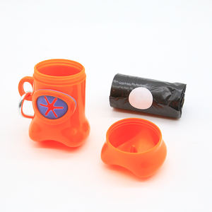 ペットのうんちバッグ生分解性グリーンブラック30 * 45Cm生分解性ゴミ箱ロゴ付きカスタムピンクのうんちバッグ - Product Image 4