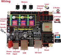 YouQi MKS DLC32 V2.1 grbl carte contrôleur 3 axes carte de contrôle 32 bit ESP32 Compatible CNC Shield UNO R3 pour Laser