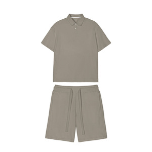 <span class=keywords><strong>Polo</strong></span> estiva da uomo in cotone con T-Shirt grafica con Logo personalizzato e Shorts-abbigliamento uomo personalizzabile - Product Image 5