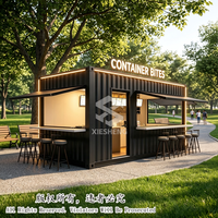 Oferta Especial: Bar Contenedor Personalizado Directo de Fábrica, Edificio Modular Prefabricado de Acero con Cocina, Listo para Enviar