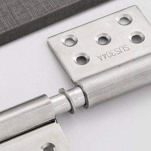 Stainless Steel Flag Hinges 304 4 Hole 180 Degree Opening <b>For</b> Door Window Minimalist Design Easy Installation - Product Image 2