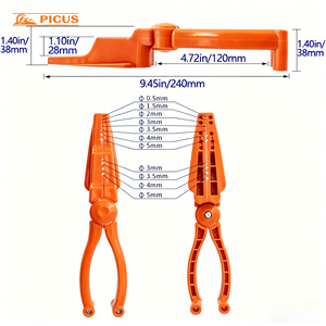 Pince de sécurité anti-choc pour clous en plastique, support de clous, protection des doigts, outil domestique PICUS11, design pour protéger les doigts - Product Image 4