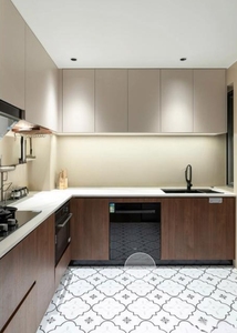 Armarios de cocina modernos Armarios de cocina de diseño de lujo Armarios de cocina de madera maciza - Product Image 4