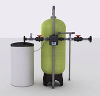 Adoucisseur d'eau automatique 1000 LPH pour eau à TDS élevé – Équipement de traitement pour éliminer le sel