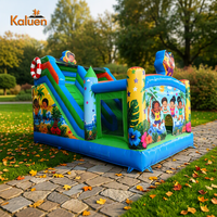 Toboggan gonflable commercial en PVC de 4m*6m*5m pour enfants, toboggan extérieur de haute qualité pour la vente