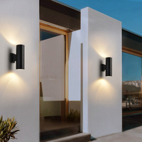 Applique murale LED 10W/12W bidirectionnelle étanche IP65 en aluminium pour extérieur, maison, jardin, hôtel