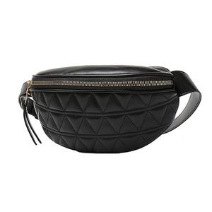 <span class=keywords><strong>Riñonera</strong></span> acolchada de cuero para niña y mujer, bolso de cintura con cinturón personalizado de diseñador, de lujo - Product Image 1