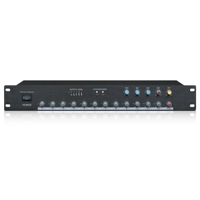 Console de mixage audio numérique 12 canaux avec alimentation fantôme 12 ports, entrées non équilibrées, écho numérique et réverbération, pour système de conférence