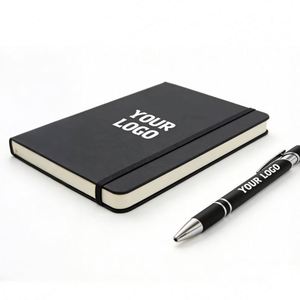 Carnet de notes promotionnel en cuir PU, format A5/A6, personnalisé avec logo d'entreprise, pour cadeaux de bureau et scolaires, vente en gros - Product Image 1