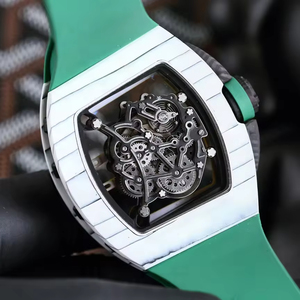 2026 New High-Quality Luxury Men's Mechanical WatchTourbillon Carbon FiberTrendy Sports WatchClassic Barrel-ShapedWatch RM61-01 - Product Image 4