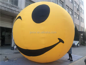 Éclairage d'événements en plein air, visage souriant gonflable, émoticône pour la publicité - Product Image 4