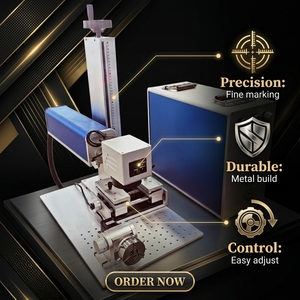 Machine de marquage laser à fibre avancée 30W sans contact, avec IA, pour bijoux, quincaillerie et composants électroniques, sans dommages - Product Image 1