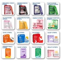 Bandes buccales à dissoudre OEM ODM Marque privée GMP pour adultes : Complément Énergie, Vitamines, Protéines, Mélatonine, Sommeil, Glutathion