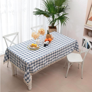 <span class=keywords><strong>Tovaglia</strong></span> a Quadretti 100% <span class=keywords><strong>Cotone</strong></span> per Picnic all'Aperto Decorazione Natalizia - Product Image 3