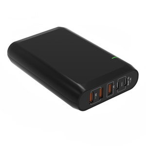 Station de charge rapide GaN multi-ports 100W pour <span class=keywords><strong>ordinateur</strong></span> de bureau, <span class=keywords><strong>chargeur</strong></span> multi-ports 100W 30W PD USB Type C pour <span class=keywords><strong>ordinateur</strong></span> portable, téléphone, <span class=keywords><strong>Mac</strong></span> Book, Smartphone - Product Image 2