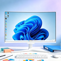 PC Todo en Uno con Pantalla Curva de 32 Pulgadas, PC de Escritorio para Juegos, Tarjeta Gráfica de Gama Alta Dedicada para Gamers, Precio Económico para I3 I5 I7 DDR3 RAM TN EU/AU