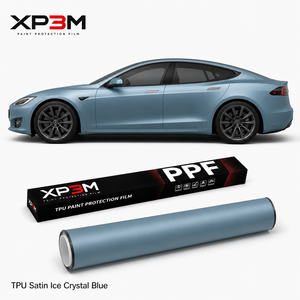 ฟิล์ม PPF สีฟ้าซาตินคริสตัล XP3M แบบด้าน  วัสดุ TPU  ความหนา 7.5 มิล  ซ่อมแซมตัวเองได้ ป้องกันรอยขีดข่วน ป้องกันการเหลือง ขนาด 1.52x15 เมตร - Product Image 1