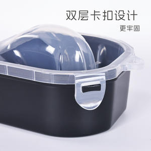 Outils pour l'art des ongles, bol à bulles noir à double couche, <span class=keywords><strong>boucle</strong></span> isolante, adoucissement des peaux mortes, fournitures pour l'art des ongles - Product Image 2