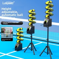 Machine de service universelle pour balles de tennis, auto-service, entraînement individuel, avec filet de récupération, modèle LSP-001, Chine Fujian, toutes saisons