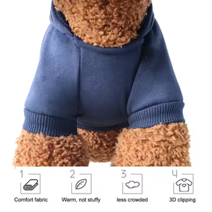 ملابس الكلاب الدافئة الحيوانات الأليفة مخصصة ملابس الحيوانات الأليفة هوديي معطف الكلب سترة - Product Image 2