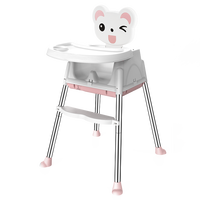 Chaise haute multifonction pour enfants, chaise d'alimentation pour bébé, chaise de repas pour enfant, table haute pour enfant